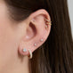 Image of 14K Yellow Gold LAB-Created Diamond Essential Round Stud Earrings with Stone and Strand Earrings