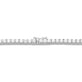 Stone and Strand 14K White Gold Lab-Created Unflipable Tennis Necklace Clasp Image