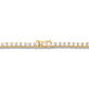 Stone and Strand 14K Yellow Gold Lab-Created Unflippable Tennis Necklace Clasp Image