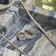 Still life image of LAB-Created Unflippable Tennis Necklace in White Gold with Stone and Strand solid gold jewelry