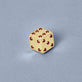 Stone and Strand 10K Yellow Gold Lady Luck Ruby Dice Charm Editorial Image