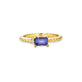 Stone and Strand 10K Yellow Gold Lakeside At Twilight Diamond and Tanzanite Ring Front Image