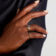 Image of 10K Yellow Gold Lakeside At Twilight Ring with Stone and Strand Rings