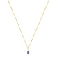 Stone and Strand 10K Yellow Gold Lakeside Tanzanite Necklace Image