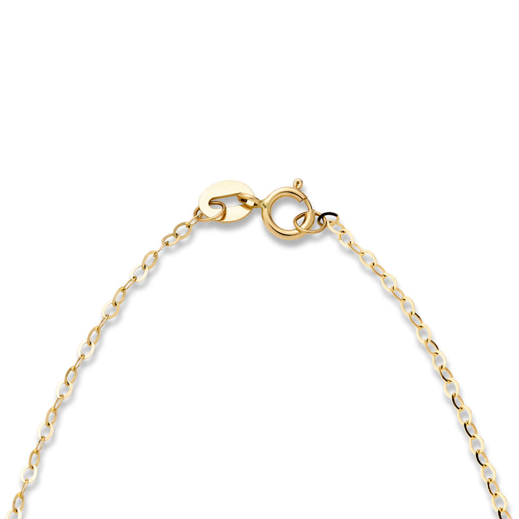 Stone and Strand 10K Yellow Gold Lakeside Tanzanite Necklace Clasp Image