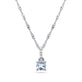 Stone and Strand 14K White Gold Le Bleu Aquamarine Cushion Cut Pendant Front Image