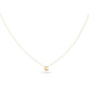 Stone and Strand 14K Yellow Gold Letterpress Initial Necklace Image