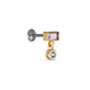 Lilac Sky Push Pin Stud
