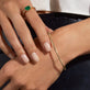 Image of 14K Yellow Gold Liquid Gold Stretch Bracelet on Models Arm