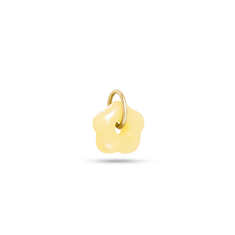Stone and Strand 10K Yellow Gold Little Buttercup Jasper Charm Side Image
