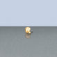 Stone and Strand 14K Yellow Gold Little Shroomy Push Pin Flat Back Editorial Image