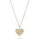 Stone and Strand 14K Yellow Gold Love New York Diamond Necklace Close Up Image