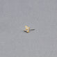Stone and Strand 14K Yellow Gold Luckiest Clover Push Pin Flat Back Editorial Image