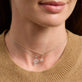Image of 14K Yellow Gold LAB-Created Diamond Starfish Necklace with Stone and Strand Necklaces