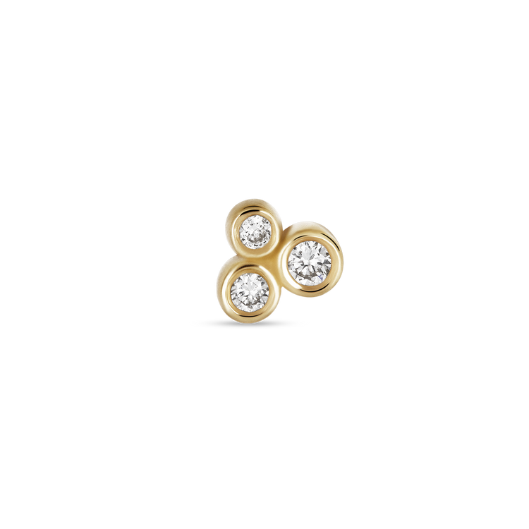 Solitaire Diamond Stud Earring, Flat Earring Backs, Nap Earrings, Gold  Sleeper Earrings, 14K Yellow Gold, 14K White Gold - 5mm 6.5mm 8mm –  Valensole Jewelry