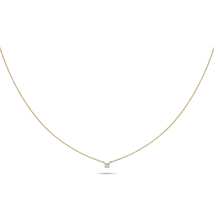 Stone and Strand 14K Yellow Gold 0.25CTW Lab-Created Daily Diamond Necklace Image