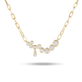 Lab-Created Diamond Bubble Up Necklace