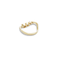 Lab-Created Diamond Bubble Up Swell Ring