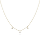 Stone and Strand 14K Yellow Gold Lab-Created Diamond Droplets Necklace Image