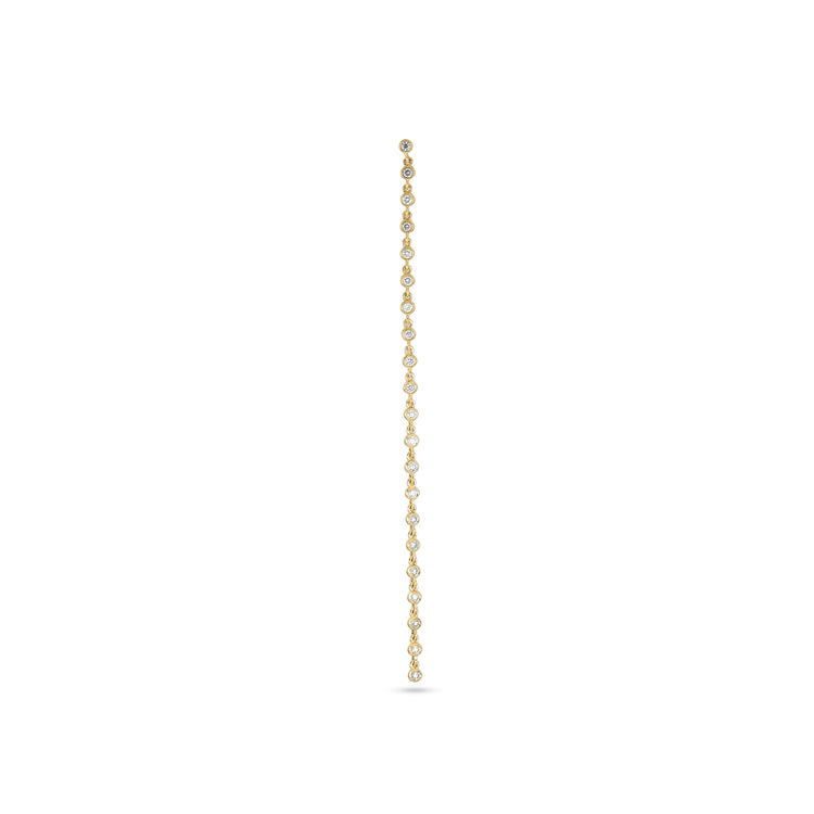 Image of Long Diamond Stream Earring