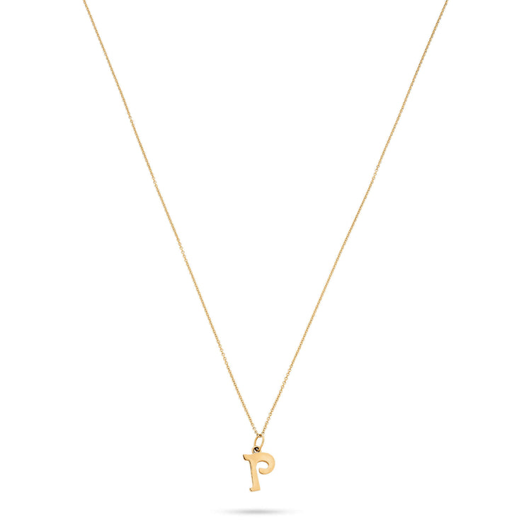 Stone and Strand 14K Yellow Gold Marais Gold Initial Necklace Image