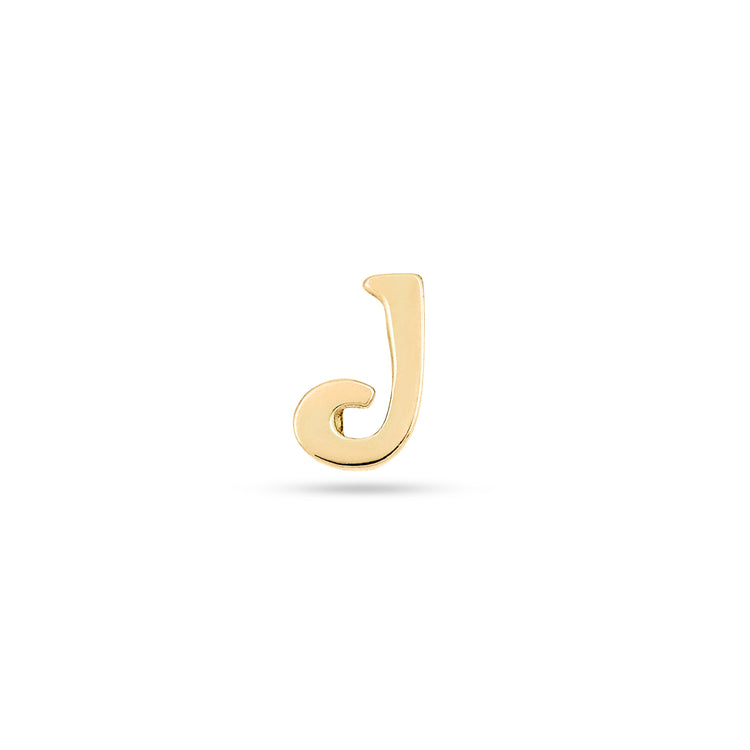 Stone and Strand 14K Yellow Gold Marais Gold Initial Stud Front Image