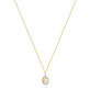 Stone and Strand 10K Yellow Gold Marquee Diamond Initial Necklace  Image