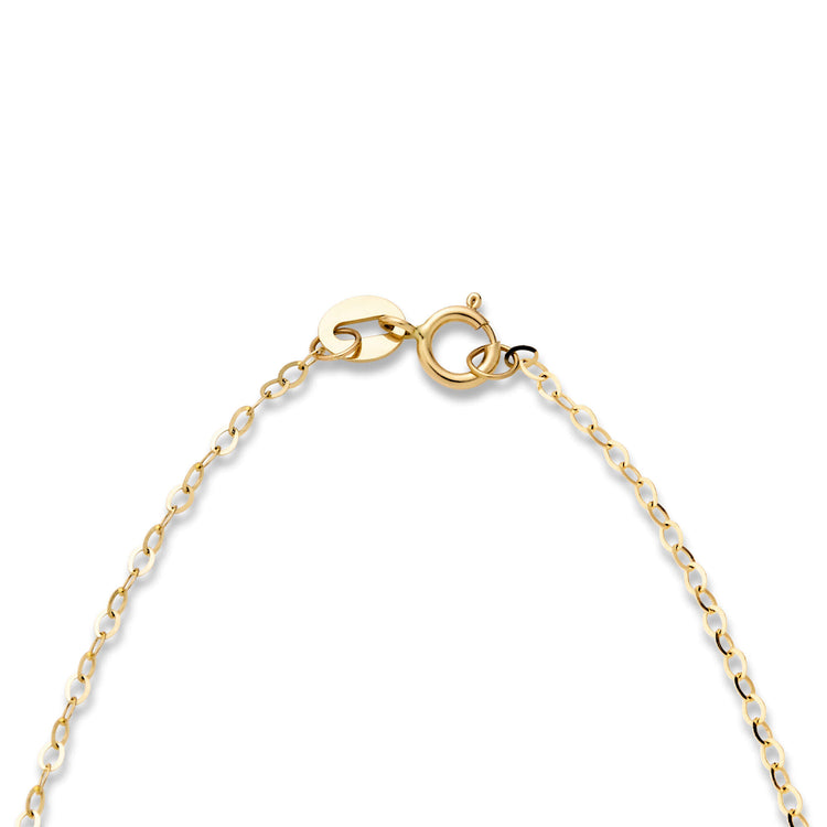 Stone and Strand 10K Yellow Gold Marquee Diamond Initial Necklace Clasp Image