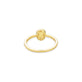 Stone and Strand 10K Yellow Gold Marquee Diamond Initial Ring Rear Image