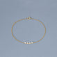 Stone and Strand 14K Yellow Gold Meaningful Diamonds Bracelet Editorial Image