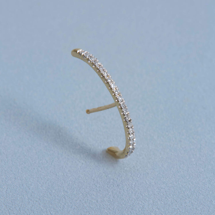 Still life image of Medium Pave Diamond Suspender Earring