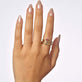 Image of 10K Yellow Gold Ruby Bonbon Merge Ring with Stone and Strand Rings