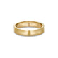 Stone and Strand 14K Yellow Gold Midnight Band 4mm Front Engraved Image