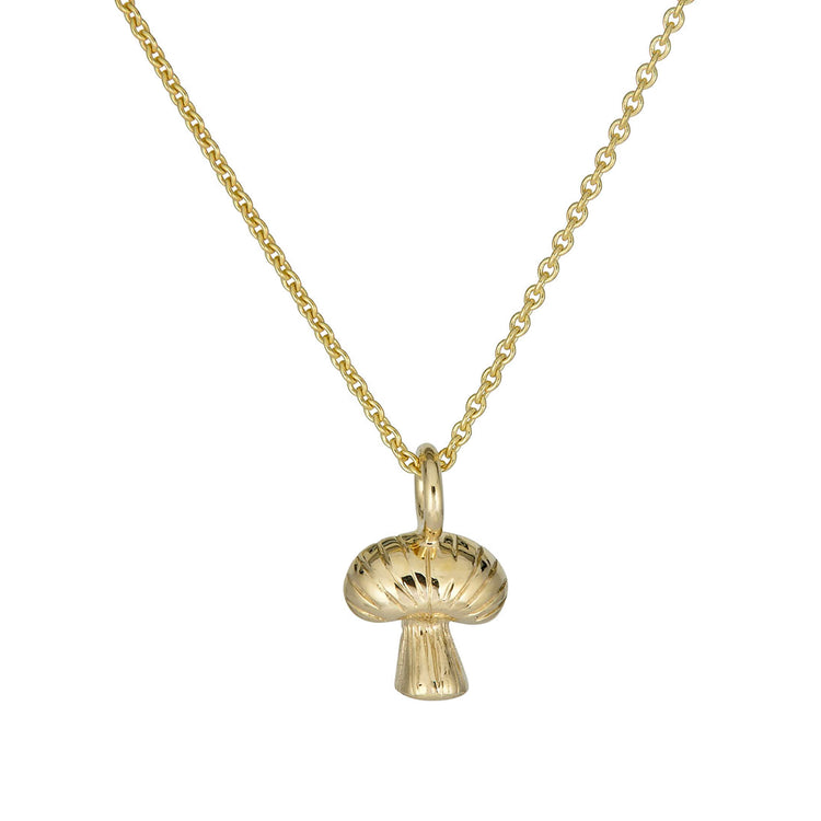 Stone and Strand 14K Yellow Gold Mini Fabulous Fungi Choker Front Image