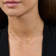Image of 14K Yellow Gold Mini Get Happy Welding Choker with Stone and Strand Necklaces