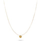 Stone and Strand 10K Yellow Gold Mini Heart Medallion Necklace Image