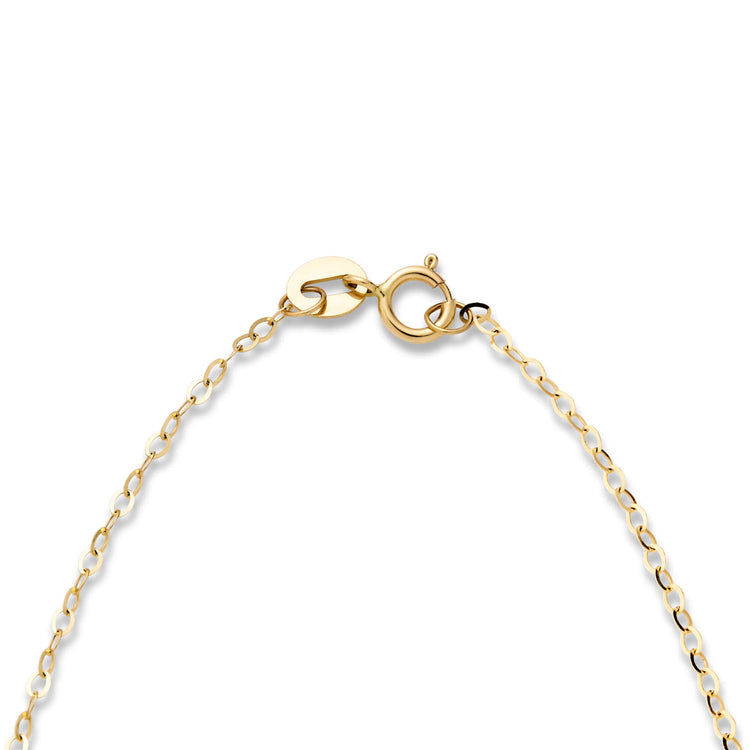 Mini Mochi Donut Initial Necklace