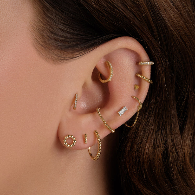 Mini Mochi Donut Studs