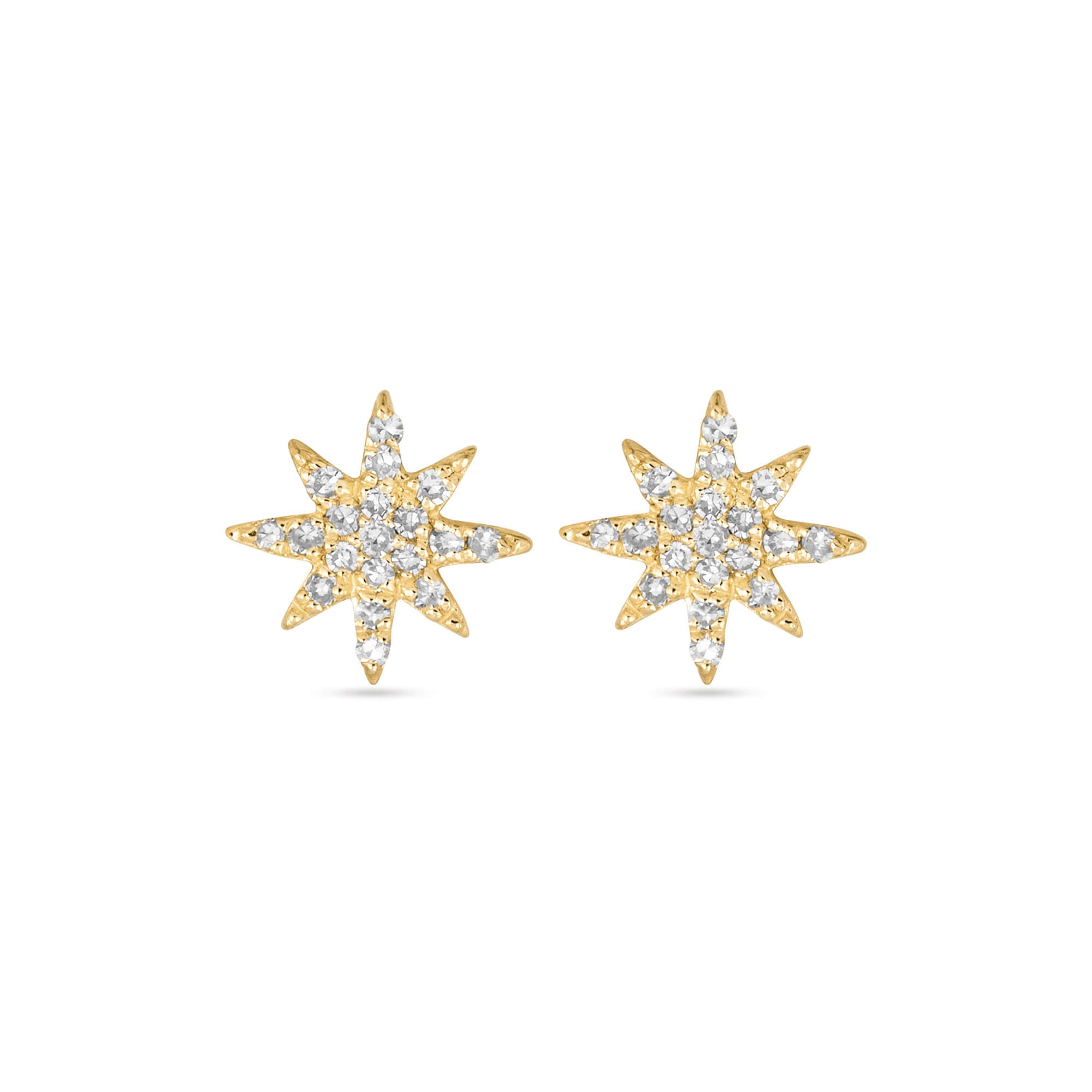 Mini Pave Northern Star Studs