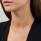 Image of 14K Yellow Gold Mini Pawprint Welding Choker with Stone and Strand Necklaces