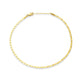 Stone and Strand 14K Yellow Gold Mirror Chain Anklet Front Image