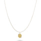 Stone and Strand 10K Yellow Gold Mirror, Mirror Initial Necklace Image