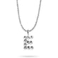 Sterling Silver Mochi Donut Initial Necklace