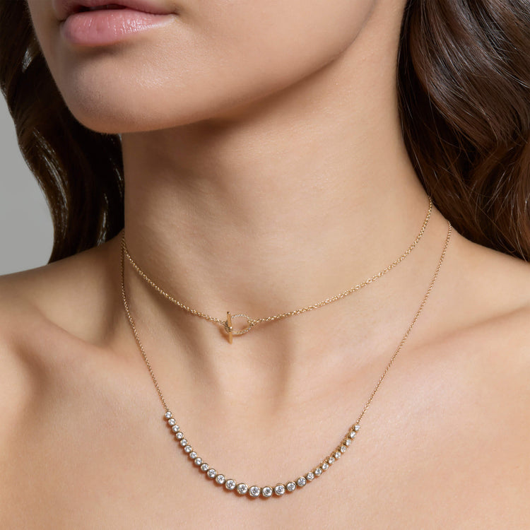 箱付★ 2WAY STONE LIKE SLIDE CHAIN NECKLACE 新品 2WAY STONE LIKE SLIDE CHAIN NECKLACE VINTAGE SILVER