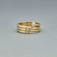 Stone and Strand 14K Yellow Gold Nailed It Wrap Around Diamond Ring  Editorial Image
