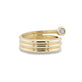 Stone and Strand 14K Yellow Gold Nailed It Wrap Around Diamond Ring Side Image