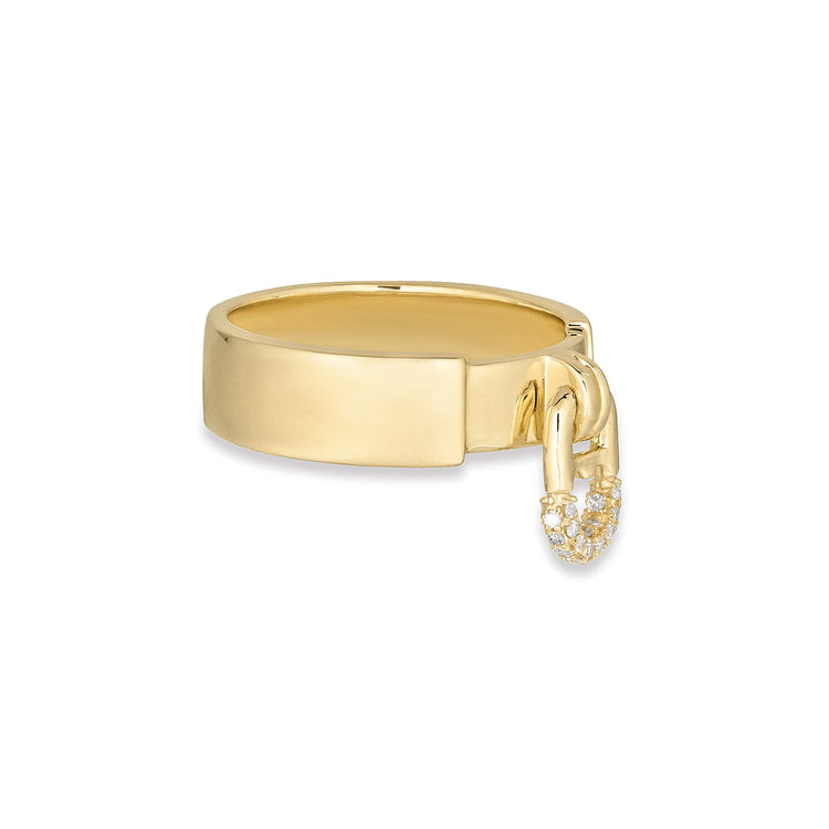 Stone and Strand 14K Yellow Gold Nantucket Knot Ring Side Image