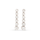 White Gold Noble Diamond Tennis Earrings