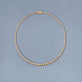 Stone and Strand 10K Yellow Gold Noble Diamond Tennis Necklace Editorial Image