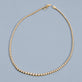 Stone and Strand 10K Yellow Gold Noble Diamond Tennis Necklace Editorial Image